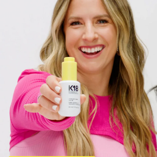 K18 molecular repair hair oil 30ml for frizz control shine and heat protection for damaged hair