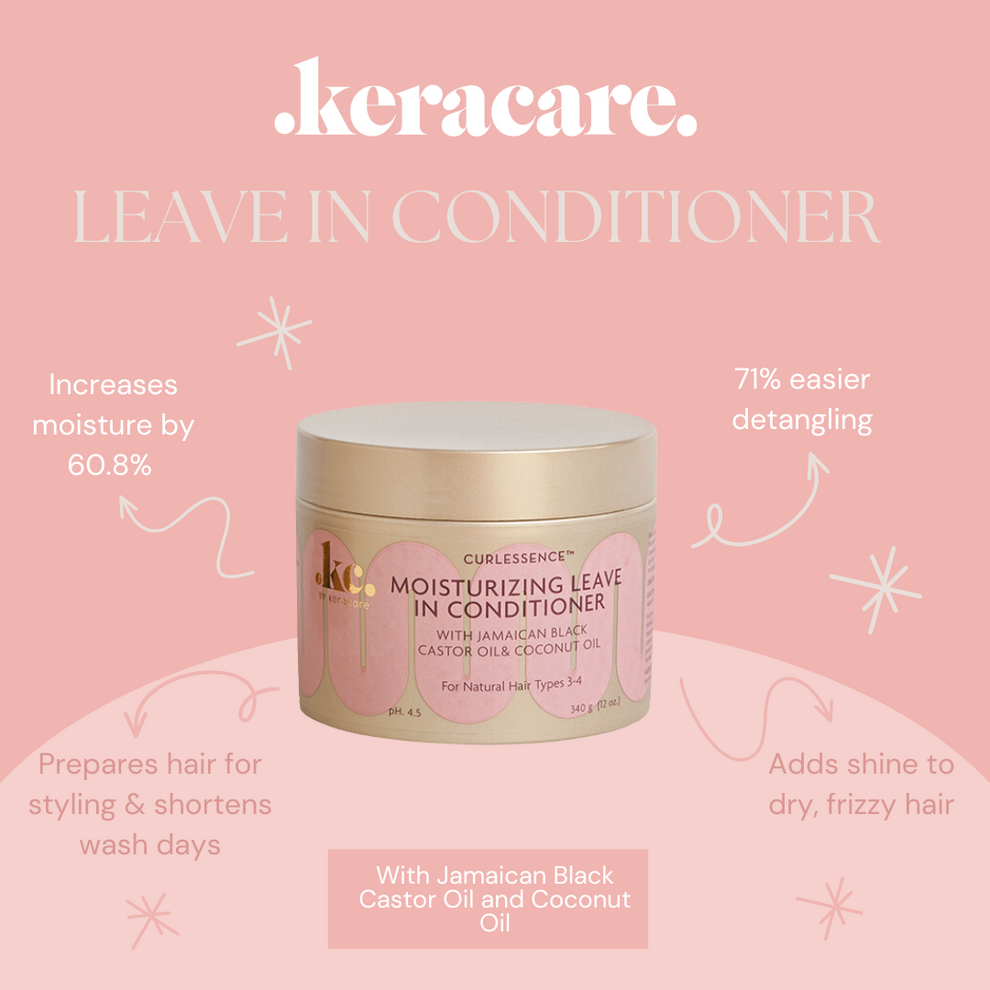 keracare curlessence leave in conditioner hydrates detangles curls for soft defined smooth hair