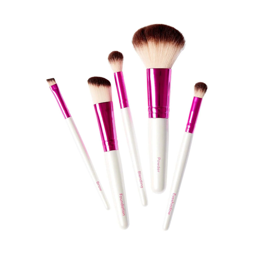 KISS Makeup Brush Kit Total Face Set for professional cosmetic application.