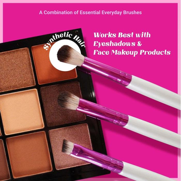 KISS Makeup Brush Kit Total Face Set for professional cosmetic application.
