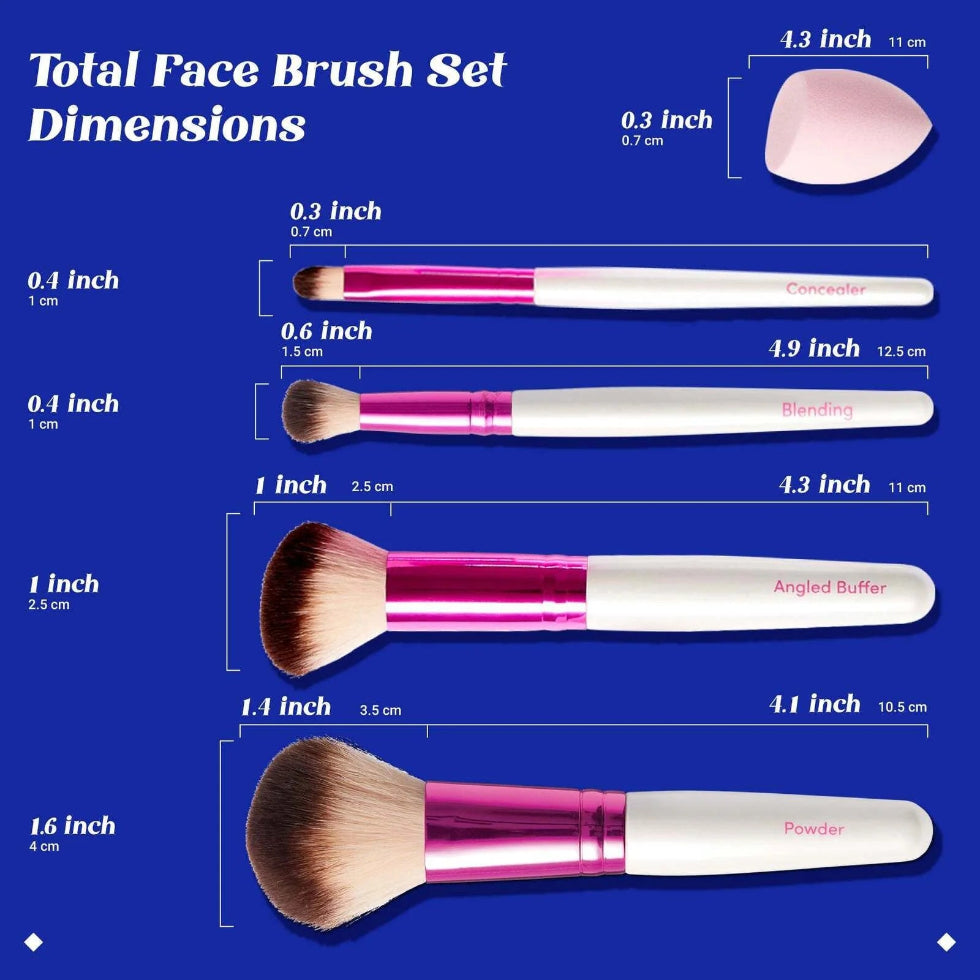 KISS RK Makeup Brush Kit Eye Makeup Set for professional eye application.