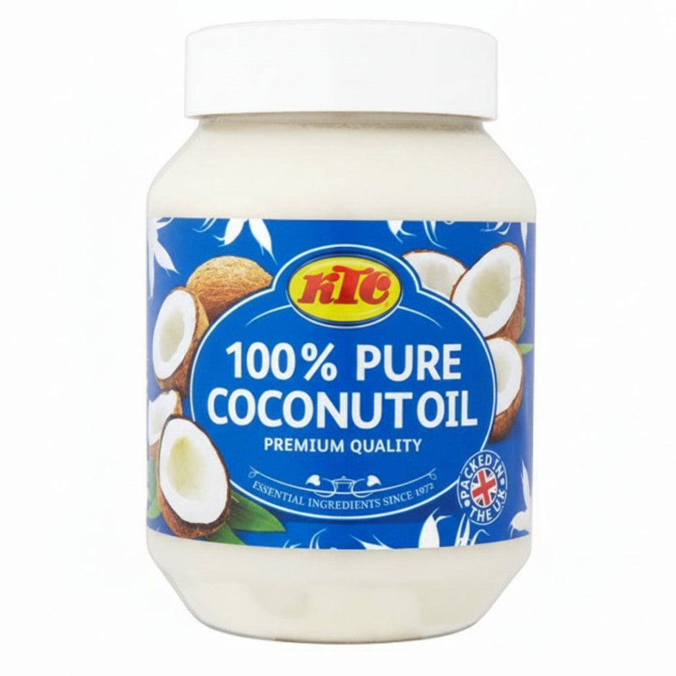 KTC 100% pure coconut oil 500ml cold pressed natural cooking and hair care oil bottle