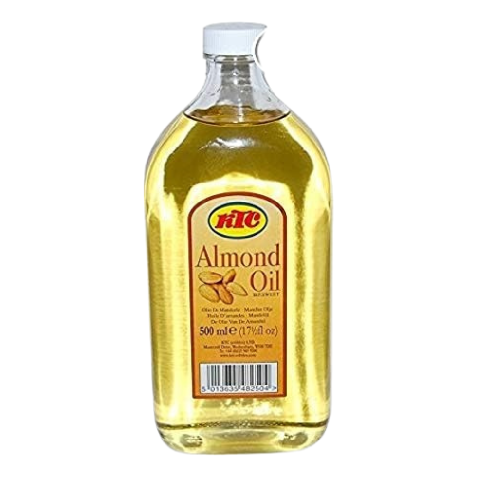 KTC pure almond oil 720ml natural hair and skin nourishing oil for soft smooth and healthy glowing skin and hair