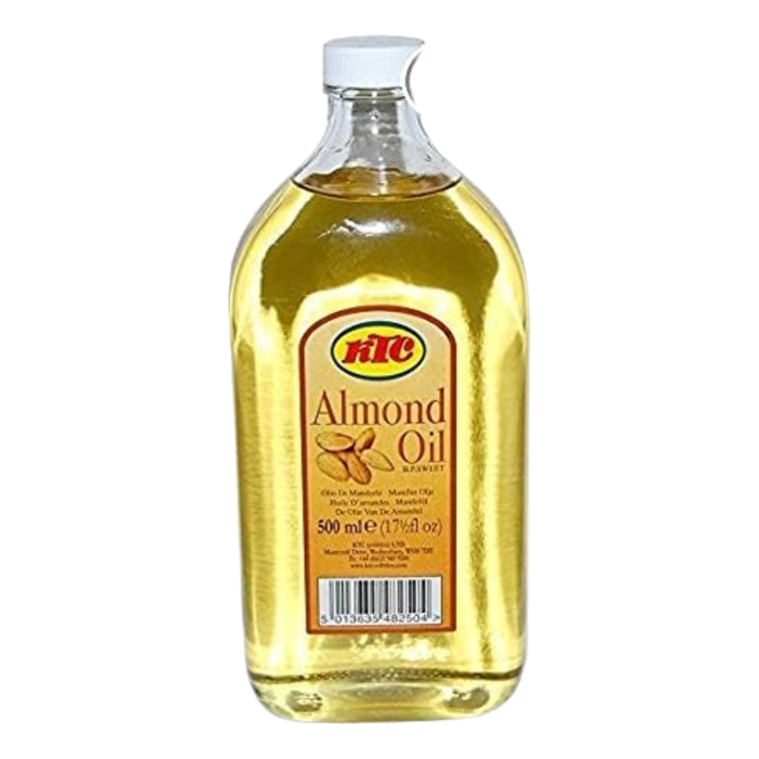 KTC pure almond oil 720ml natural hair and skin nourishing oil for soft smooth and healthy glowing skin and hair