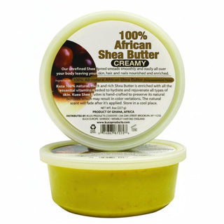 Kuza african shea butter creamy yellow deep moisturizing body butter for dry skin care