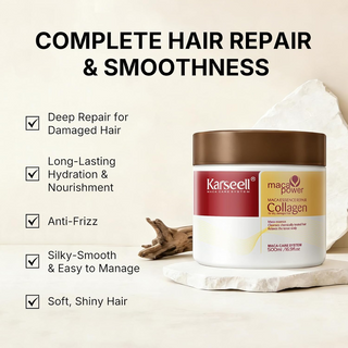 Karseell Collagen Hair Treatment 500ml for deep repair dry damaged hair mask essence