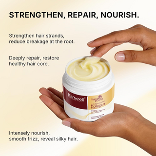 Karseell Collagen Hair Treatment 500ml for deep repair dry damaged hair mask essence