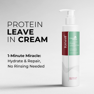 Karseell Protein Leave-In Cream 200ml for dry and damaged hair repair and strength