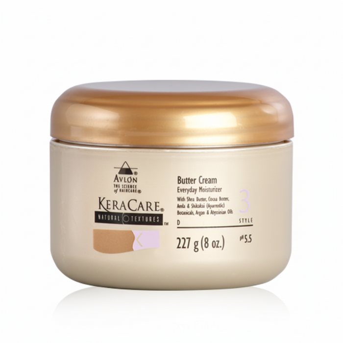 KeraCare Butter Cream 227g | Shea Butter Moisturizer for Curls & Coils