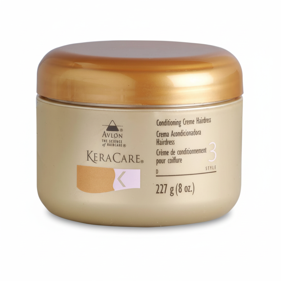 keracare conditioning creme hairdress moisturizes adds shine and defines soft healthy hair