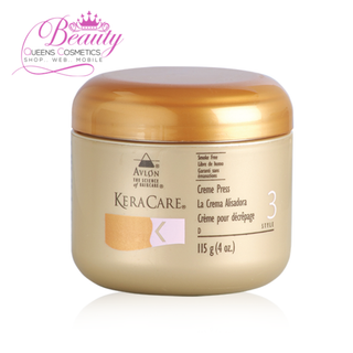 KeraCare Creme Press 115g | Silky Straight Finish & Heat Protection