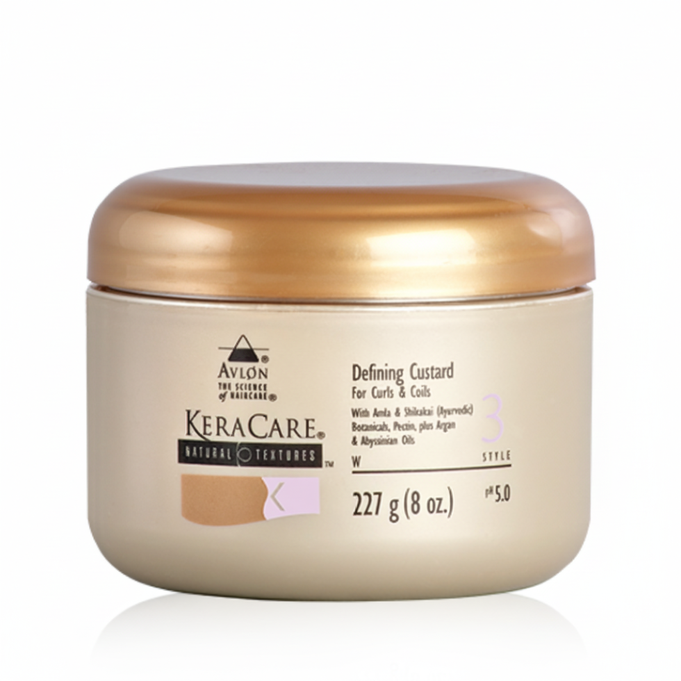 keracare defining custard defines hydrates curls controls frizz soft bouncy natural curls