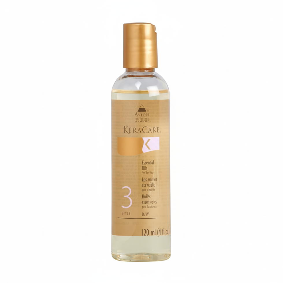 keracare essential oils lightweight natural oil blend nourishes hair and scalp adds shine