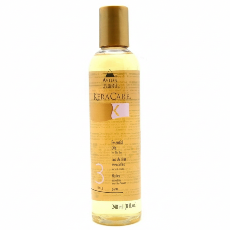 keracare essential oils moisturize nourish add shine smooth frizz control for healthy hair