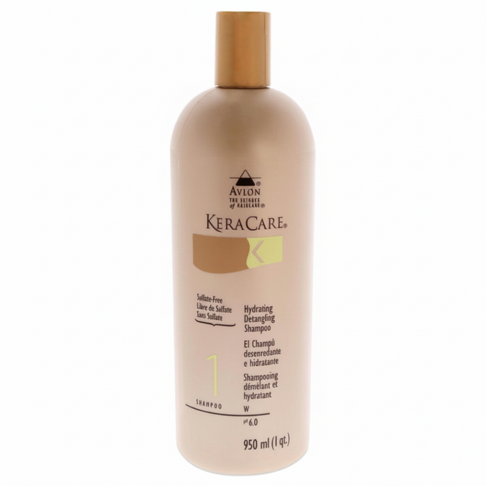 KeraCare Hydrating Detangling Shampoo 950ml- Moisture, Softness & Easy Combing