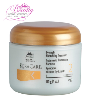 KeraCare Overnight Moisturizing Treatment 4oz- Repair & Hydrate While You Sleep
