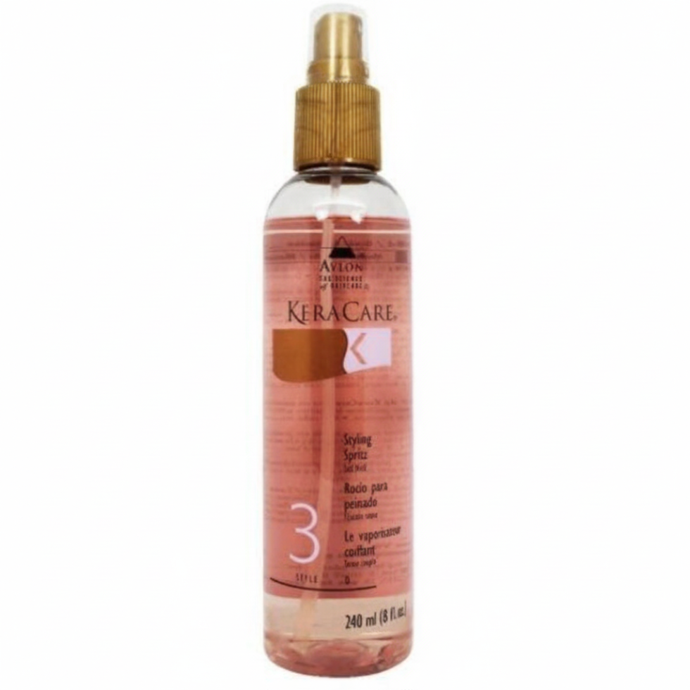 keracare styling spritz soft hold lightweight flexible hair control for natural smooth styles