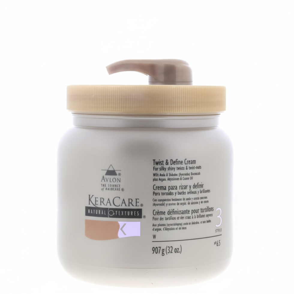 keracare twist define cream for curls twists and twist outs provides moisture shine and frizz control