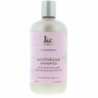 keracare curlessence moisturizing shampoo sulfate free cleanser hydrates and cleans curly hair gently