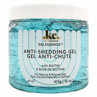 Keracare gelessence anti shedding gel with biotin 455g strengthening hair styling gel for reduced breakage and smooth hold