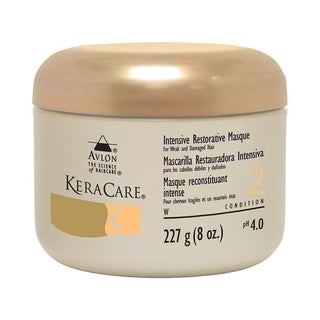 keracare intensive restorative masque repairs strengthens damaged hair restores shine softness