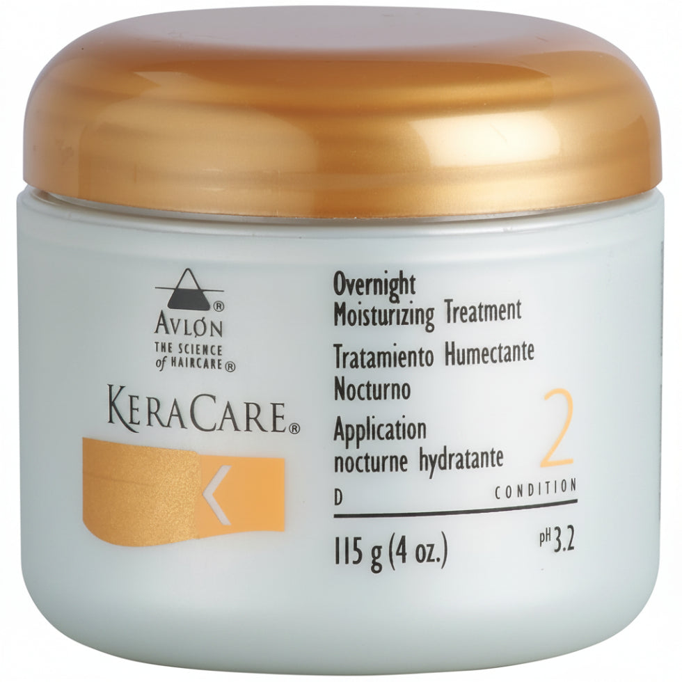 keracare overnight moisturizing treatment deeply hydrates repairs and softens dry damaged hair