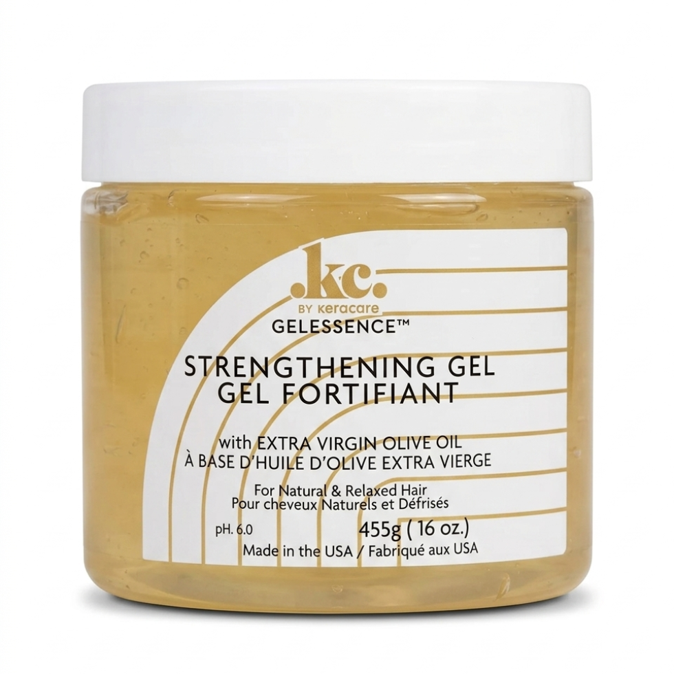 KeraCare strengthening gel 455g strong hold styling gel for frizz control shine and curl definition natural and relaxed hair care