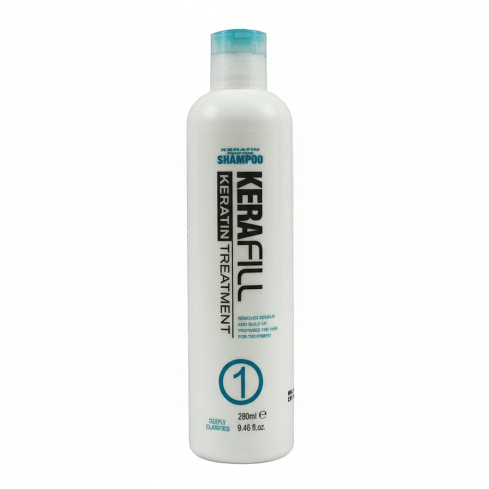 Kerafill Keratin Treatment Purifying Shampoo 280ml deep cleanse pre keratin prep shampoo