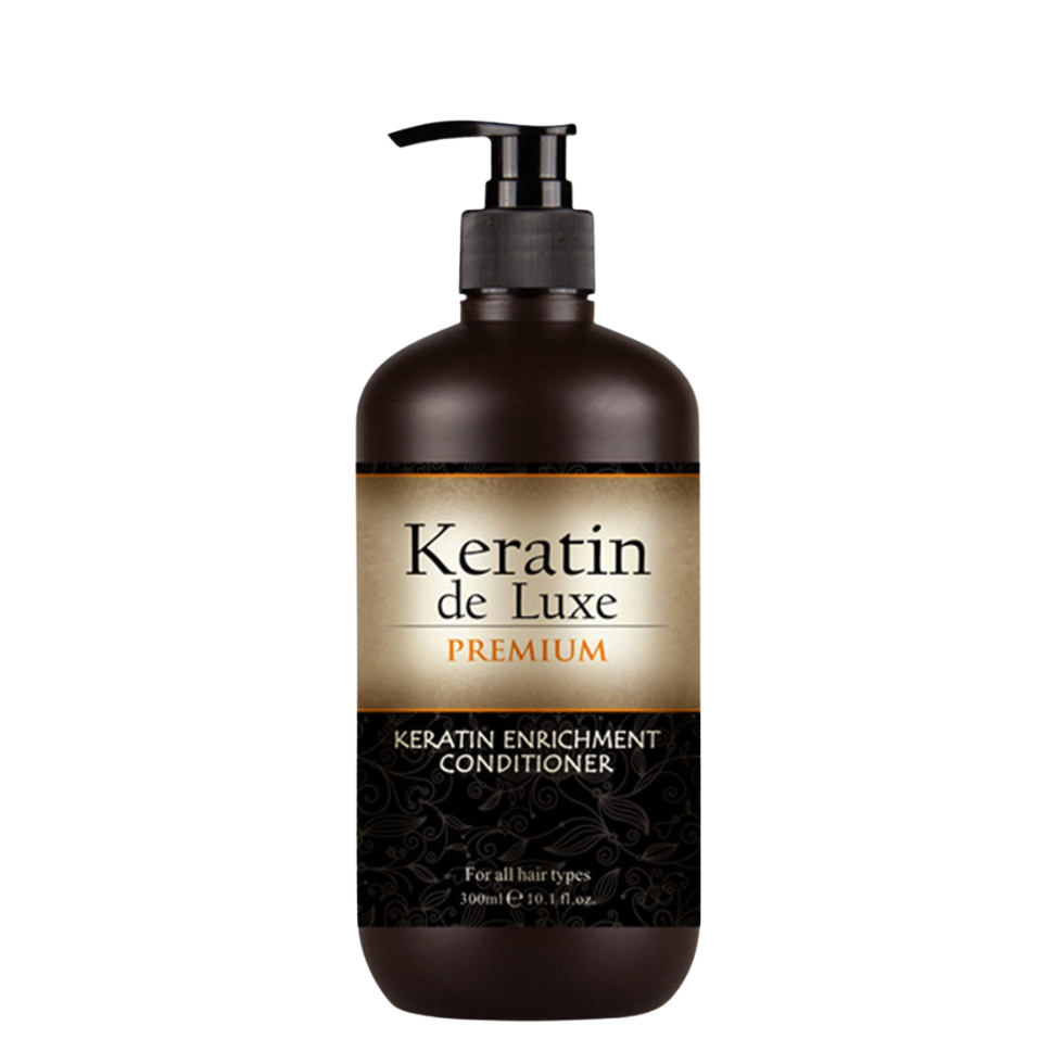 Keratin Deluxe Keratin Enrichment Conditioner 10.1 fl oz for smooth soft frizz-free hair