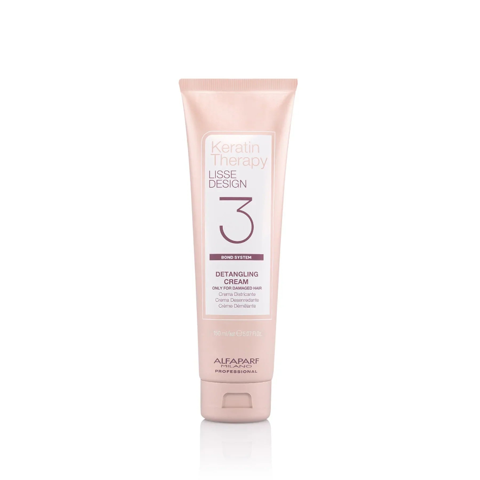 Keratin Therapy Lisse Design Detangling Cream 150ml smooth frizz free hair care