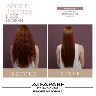 Keratin Therapy Smoothing Treatment Kit for straightening frizz control smooth hair