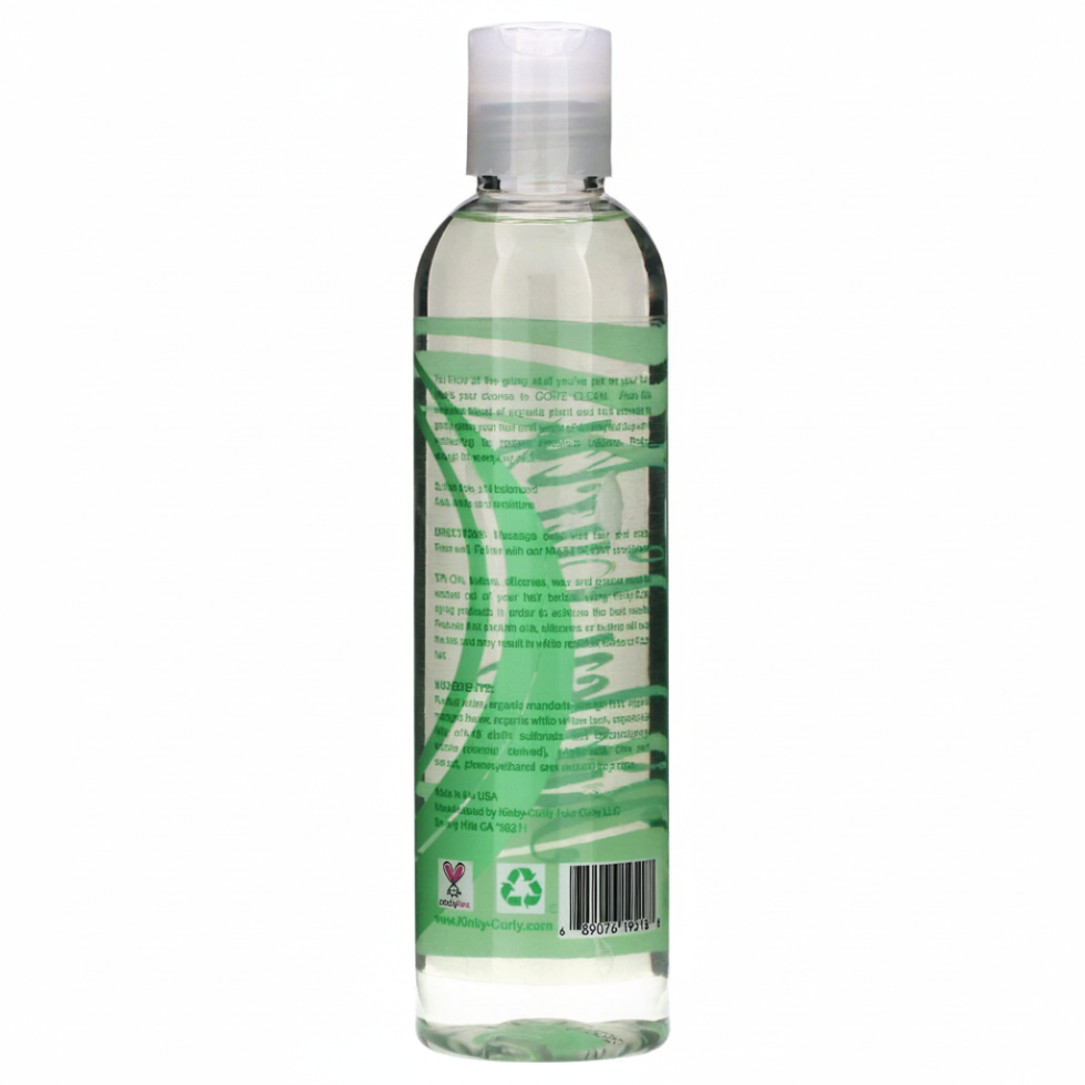 kinky curly come clean shampoo removes hard water buildup moisturizes curls soft clean hair