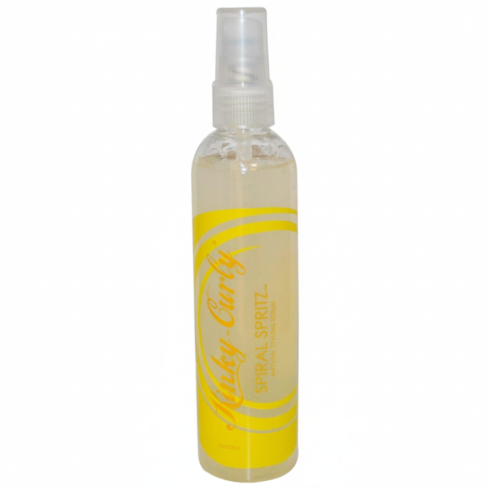 kinky curly spiral spritz styling serum defines curls controls frizz adds shine soft hold