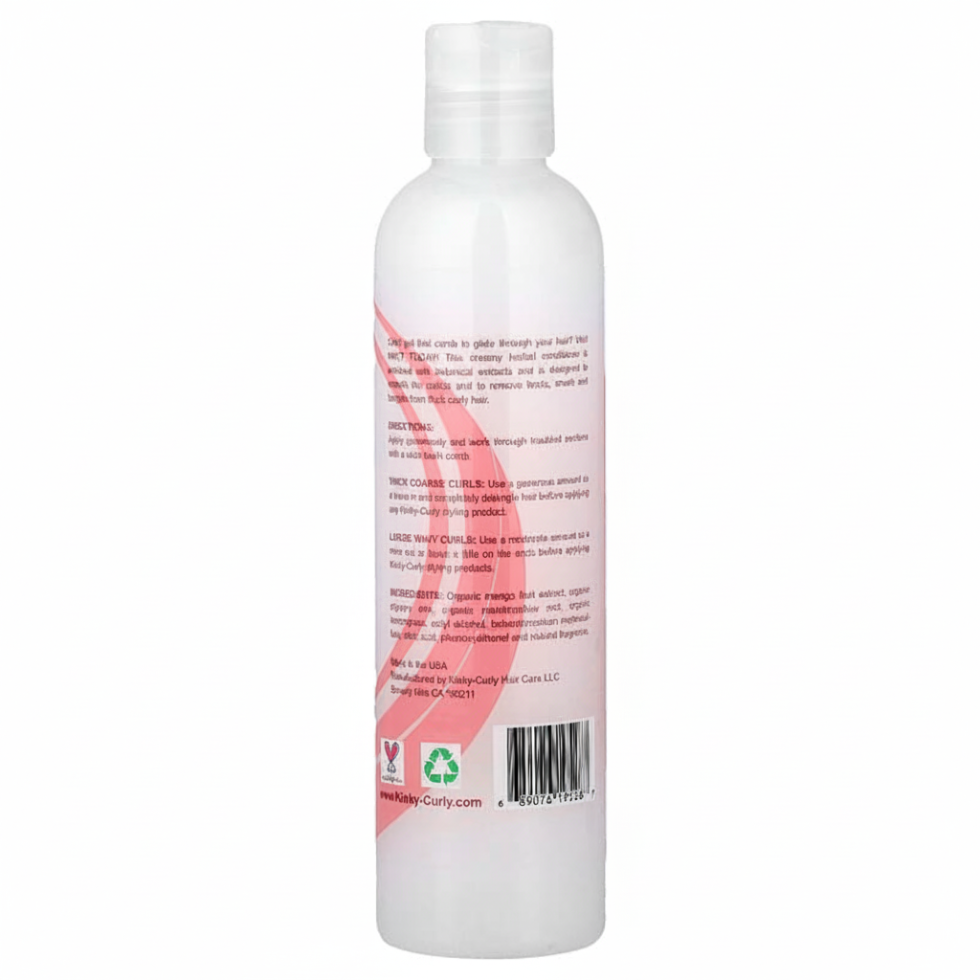 kinky curly knot today leave in detangler smooths detangles curls reduces frizz soft hair