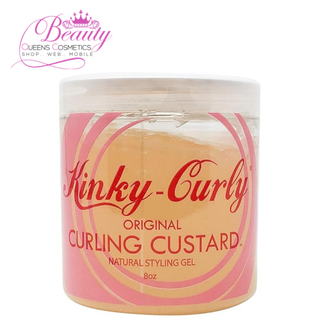 Kinky Curly Original Curling Custard Styling Gel – 8oz Define & Shine Curls