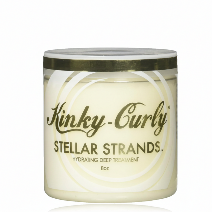 kinky curly stellar strands deep treatment repairs curls restores moisture elasticity soft defined curls