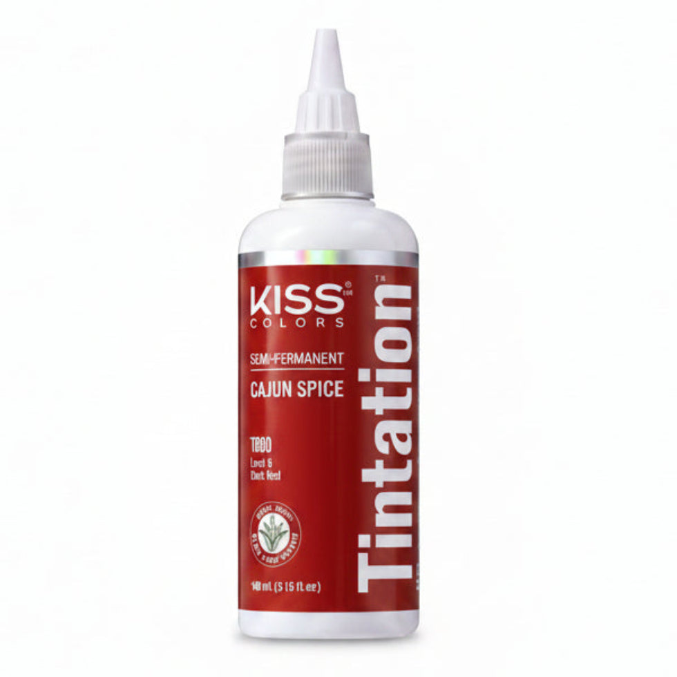 kiss colors tintation t860 cajun spice semi permanent hair color 148ml vibrant copper red spice tone ammonia free conditioning hair dye product