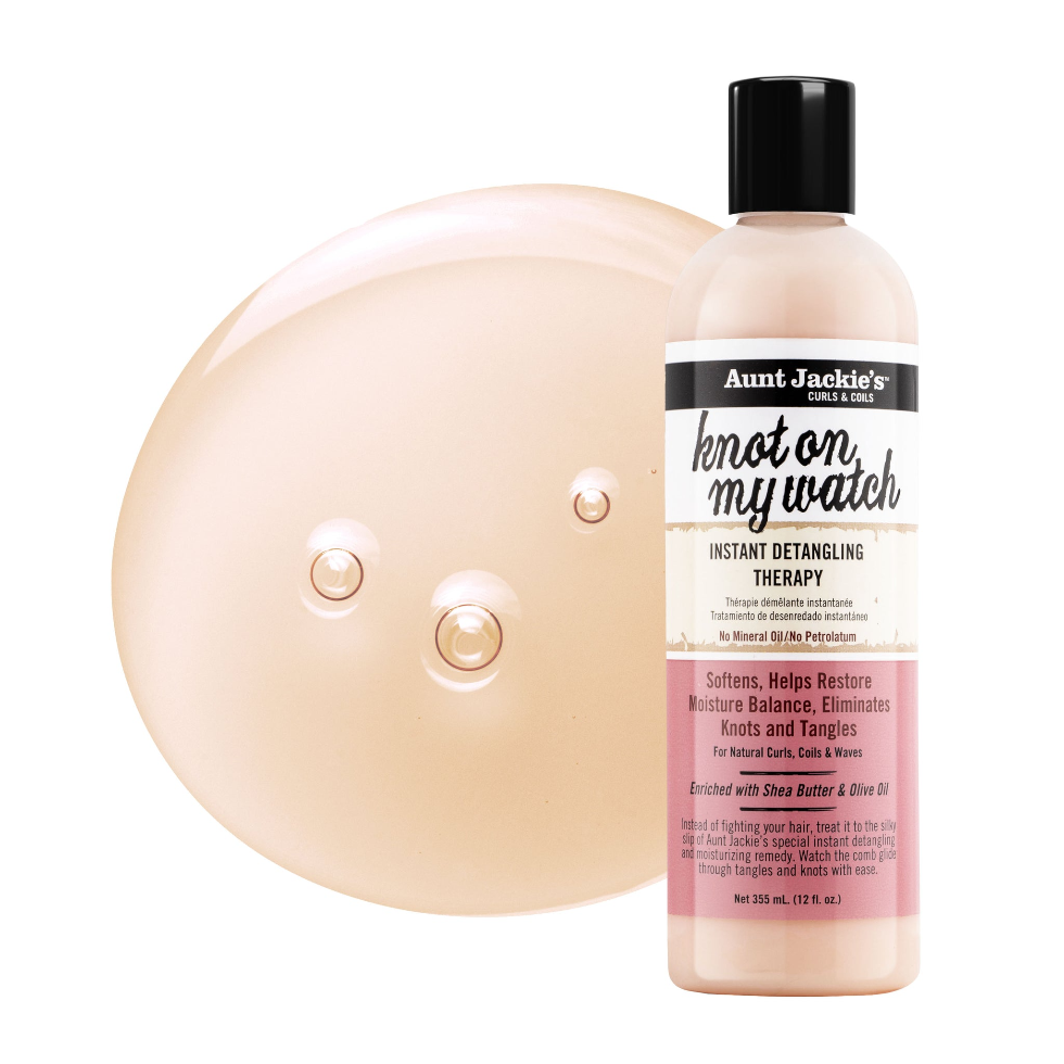 aunt jackies knot on my watch detangler 12oz instant tangle free therapy soft smooth hair