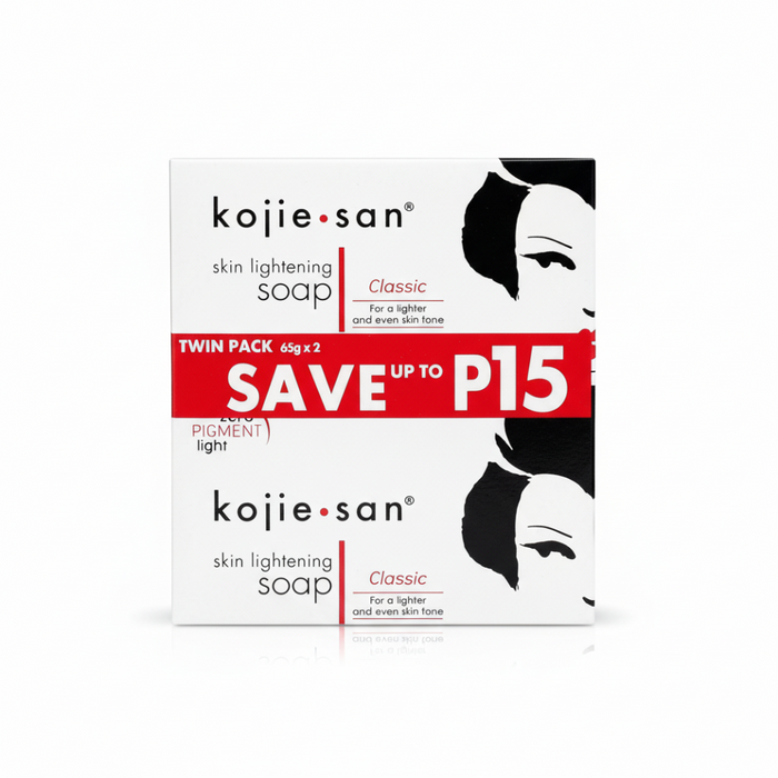 Kojie San Skin Brightening Soap 65g x2 | Kojic Acid Dark Spot & Scar Care