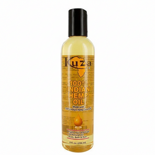 Kuza indian hemp oil 8oz hair scalp skin repair treatment moisturizing nourishing natural oil care