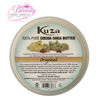 Kuza 100% Pure Cocoa-Shea Butter Original 227g | Deeply Moisturizing & Nourishing