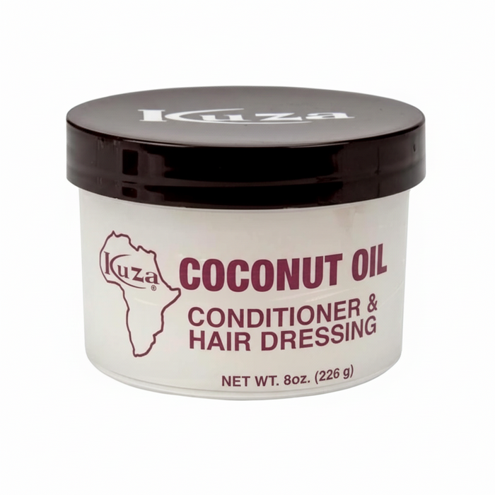 Kuza Coconut Oil Conditioner & Hair Dressing 4oz & 8oz | Nourish & Strengthen Hair