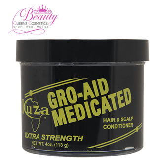Kuza Gro-Aid Medicated Hair & Scalp Conditioner 113g | Dry Scalp Relief