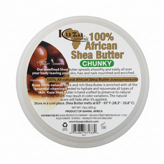 Kuza african shea butter chunky 100 percent pure unrefined skin and hair moisturizing care