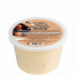 Kuza african shea butter creamy natural skin and hair moisturizer deep hydration soft smooth care