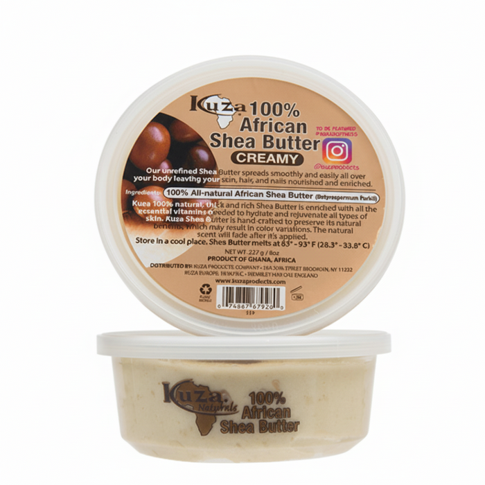 Kuza 100% African Shea Butter Creamy | Natural Skin & Hair Moisturizer
