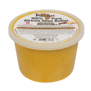 Kuza african shea butter creamy skin hair and nails moisturizer deep hydration soft smooth care butter