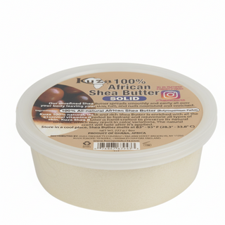 Kuza 100 percent african shea butter solid pure unrefined moisturizer for skin and hair care