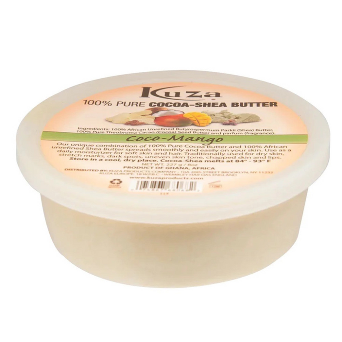 Kuza Cocoa-Shea Butter Coco-Mango 227g | Deep Moisture Skin & Hair Care