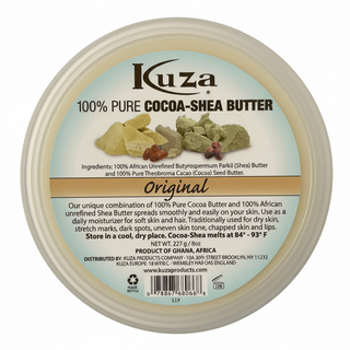kuza cocoa shea butter for deep moisturizing skin and hair soft smooth nourishment